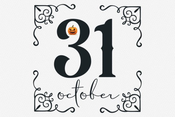 Download Halloween Vintage Sign SVG,31 October - Halloween Collection