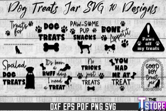 Download Dog Treat Jar SVG Design |Dog Treats SVG - Treat Collection