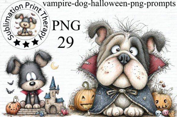 Download Vampire Dog Halloween Clipart PNG - Halloween Collection