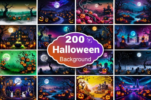 Download Halloween Landscape Background - Halloween Collection